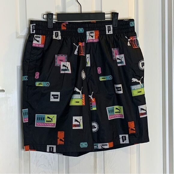 PUMA Brand LOVE Printed Men's Shorts Size Large - Picture 4 of 11